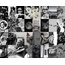 Black and White Scrapbook Kağıt Seti (32 adet)