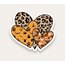 Halloween Hearts Tekli Sticker