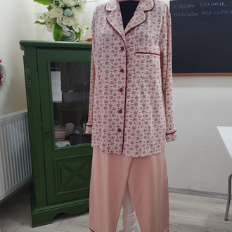 38/50 beden pijama takımı kalıbı