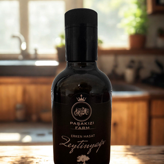 250 ml Erken Hasat Soğuk Sıkım Filtresiz Naturel Sızma Zeytinyağı&0,2 Asid