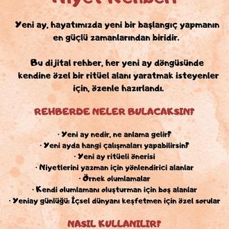 Yeni Ay Niyet Rehberi: