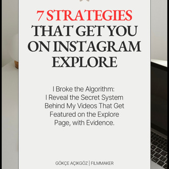 7 STRATEGIES THAT GET YOU ON INSTAGRAM EXPLORE ( e-book)