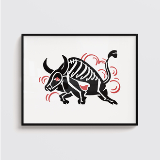 Bull Poster 