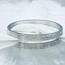 Taşlı Cartier Gümüş Çelik Bileklik 19 cm
