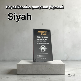Black Hair Shampoo 10x25ml