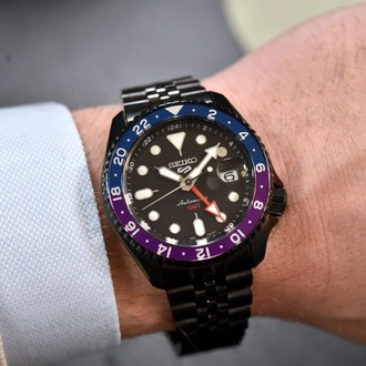 Seiko 5 Sports Otomatik GMT SSK027K Erkek Kol Saati SSK027K1
