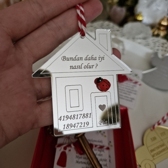4'lü1️⃣2️⃣3️⃣4️⃣ Niyet Anahtarlı-Ev'li ve Arabalı Marteniçka Set