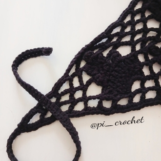 Kozalak desenli bandana