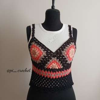 siyah crop top