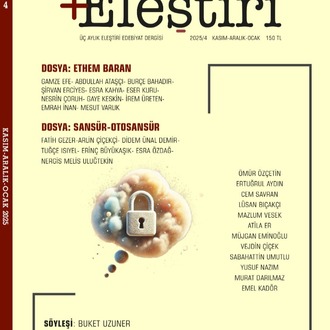 +Eleştiri / Üç Aylık Edebiyat Dergisi • Kasım-Aralık-Ocak 2025 • Sayı: 4
