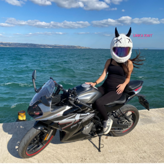 XX Şeytan Motorsiklet Kask Kılıfı,Eğlenceli Kask Koruyucu,Motor Kaskı Üzerine