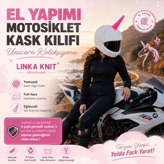 Pembe Unicorn Motorsiklet Kask Kılıfı,Eğlenceli Kask Koruyucu,Motor Kaskı Üzerine