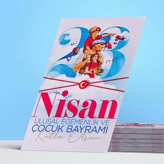 23 Nisan Bileklik Kart-Ay Yıldız
