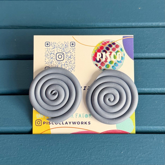 Mother Earth Pachamama Studs - Stone