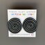 Mother Earth Pachamama Studs - Glitter Deep Green