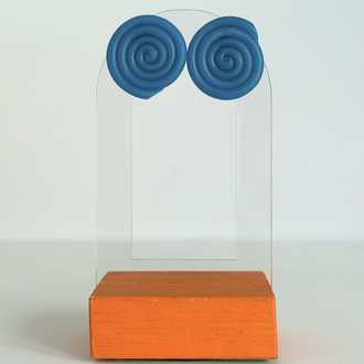 Mother Earth Pachamama Studs - Translucent Turquoise