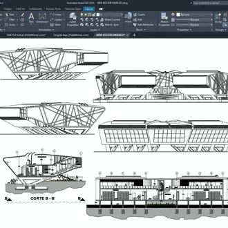 Kültür Merkezi Sahne Projesi (DWG)