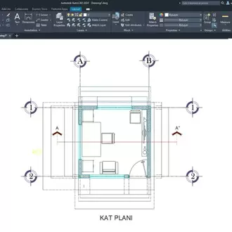 Güvenlik Kulübesi Projesi – DWG Çizim Seti