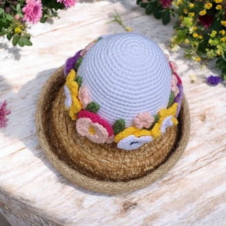 Çiçekli Paskalya Yumurtası 9cm