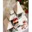 Mint Yeşili Noel Baba ve Kardan Adamlı Christmas Ev