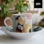 #eschenbach Kadın ve Şehir Temalı Özel Tasarım Vintage Porselen Kahve Fincanı