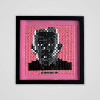 Tyler, The Creator – IGOR Perler Boncuk Tablo (Çerçeveli, 20x20 cm)