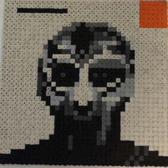 MF DOOM – Madvillainy | El Yapımı Hama Boncuğu Pixel Art