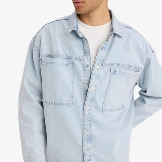 ERKEK  DENIM GÖMLEK