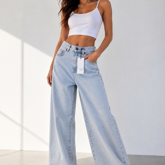 BAYAN WIDE LEG KOT PANTOLON
