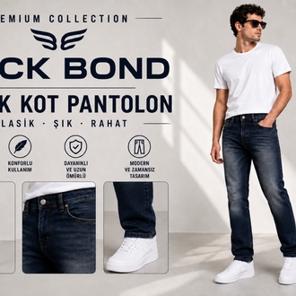 BACK BOND ERKEK KOT PANTOLON