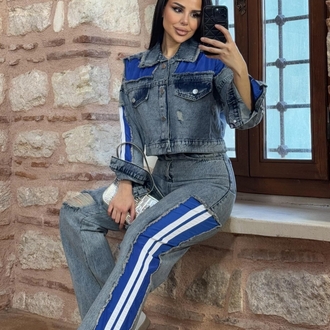 BAYAN ÖZEL TASARIM DENİM CEKET