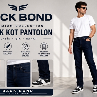  BACK BOND ERKEK KOT PANTOLON