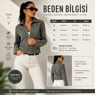 BAYAN FERMUARLI CEKET 858
