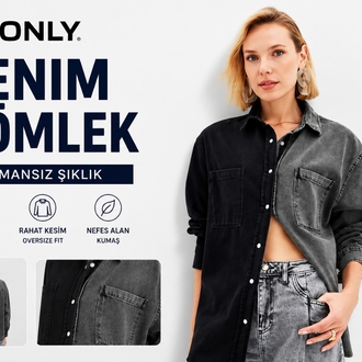 ÇİFT RENK OVERSIZE GÖMLEK