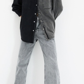 ÇİFT RENK OVERSIZE GÖMLEK