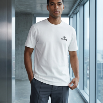 BR Metal Logolu Premium Oysho Kumaş T-Shirt