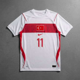 Kenan Yıldız 11 Türkiye Beyaz Milli Forma (Üst Kalite)