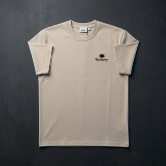BR Metal Logolu Premium Oysho Kumaş T-Shirt
