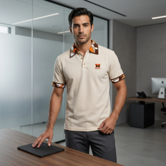 HR Nakış Logolu Kalın Pike Kumaş Premium Polo T-Shirt