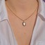 Oval Sedef Taşı Kolye