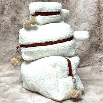 Pomélie Classic Büyük Boy – Beyaz Teddy