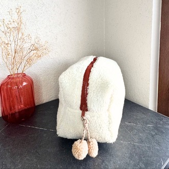 Pomélie Classic Büyük Boy – Beyaz Teddy