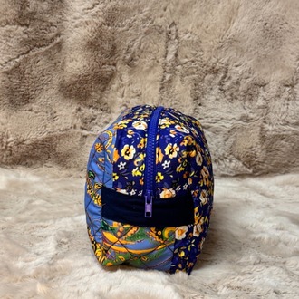 Pomélie Classic Büyük Boy – Kapitone Boho Mavi