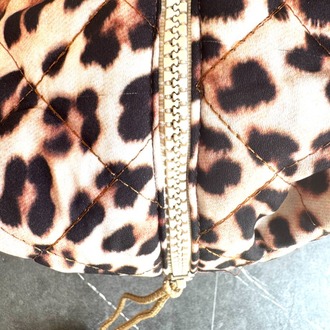 Pomélie Classic Küçük Boy – Kapitone Leopar