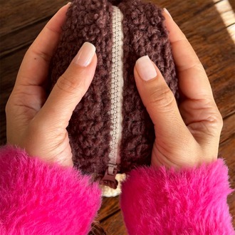 Pomélie Classic Küçük Boy – Kahve Teddy