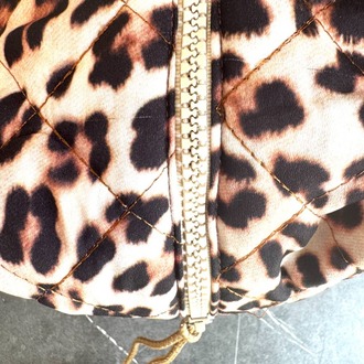 Pomélie Classic Büyük Boy – Kapitone Leopar