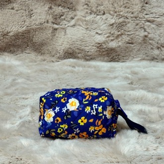 Pomélie Classic Küçük Boy – Kapitone Boho Mavi