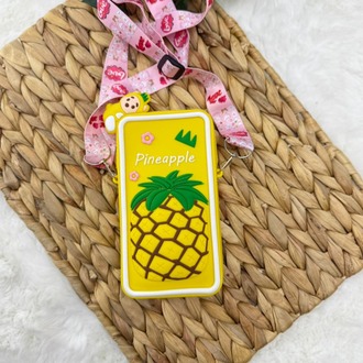 ANANAS DESENLİ SİLİKON ÇANTA 