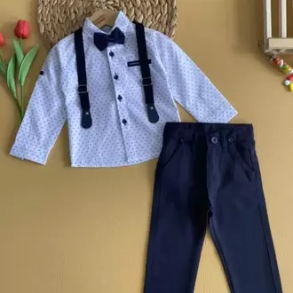Erkek Çocuk Papyonlu Takım