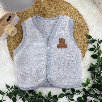 ERKEK BEBEK PELUŞ YELEK
